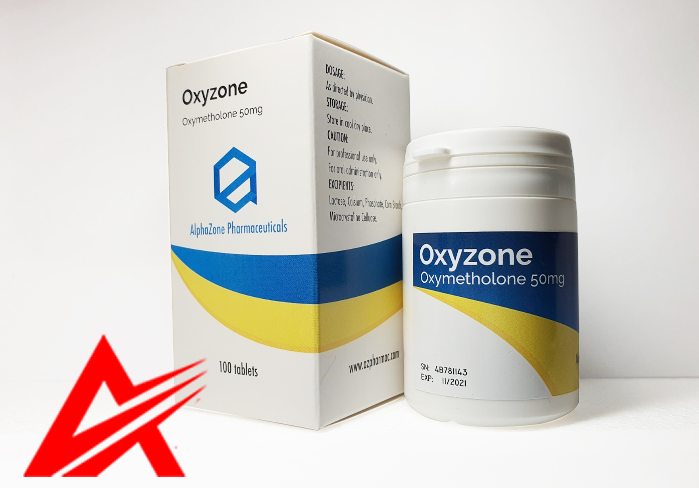 AlphaZone Pharmaceuticals Oxyzone – Oxymetholone 50 mg 100 tab