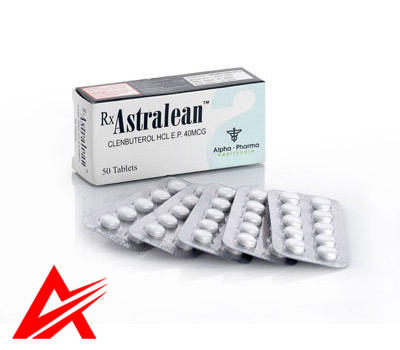 Buy original Alpha Pharma Astralean (Clenbuterol HCL) 50 tabs 40mcg/ tab